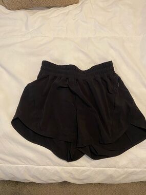 lululemon athletica Black Layered Running Shorts
